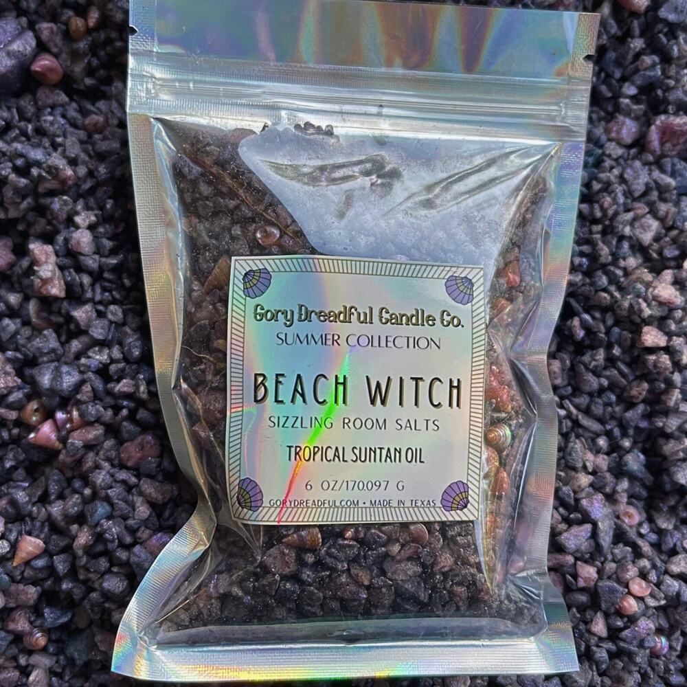 Beach Witch Sizzling Room Salt Crystal Potpourri: Nostalgic Tropic Suntan Oil